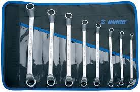 طقم مفتاح مشرشر هلال من 11 مم : 22 مم (5 قطع ) يونيور