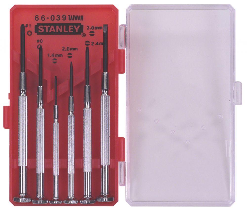 Screwdriver Jewelers Precision 6Pcs Stanley