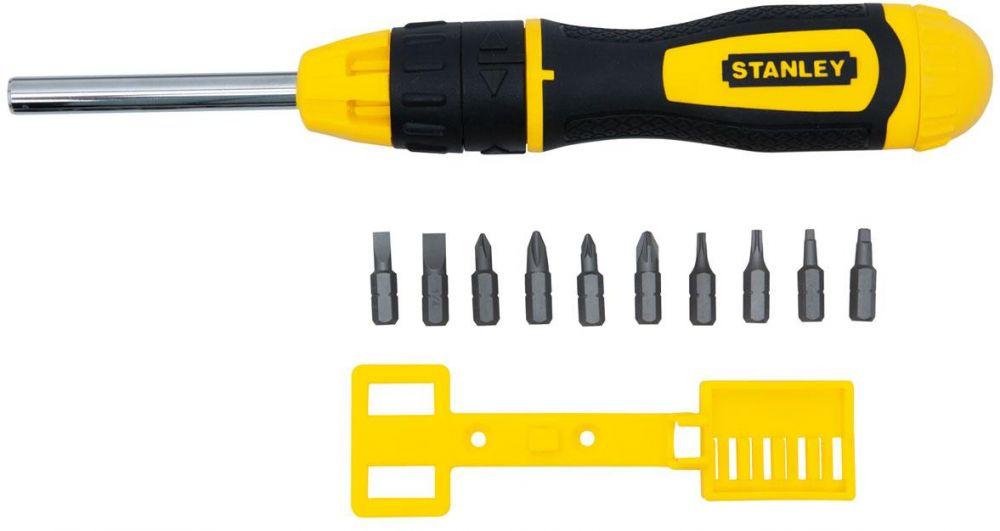 Screwdriver Multi Bit Wratchet  With 10 Bits Stanley