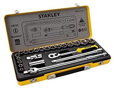Socket Set In Metal Tin 24Pcs Stanley