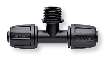 1/2" Threaded 3 - Way Connector BL