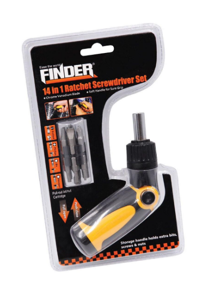 Ratchet Screwdriver Set 14 In 1 Finder