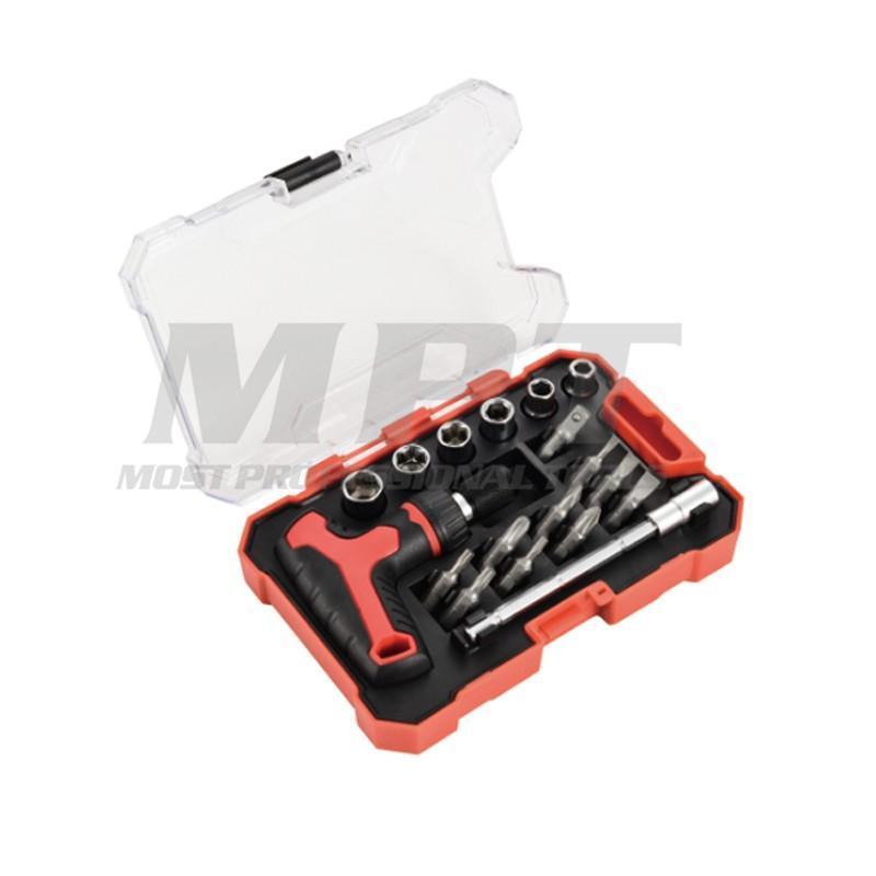 18 PCS Mini Ratchet T-Handle Set