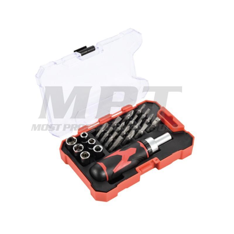 23 PCS Ratchet bit driver And Socket Set