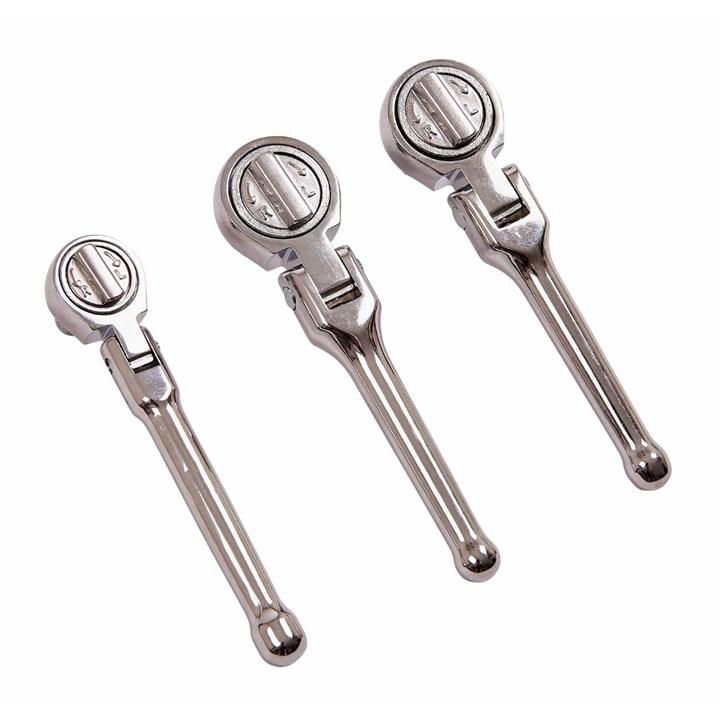 3pc Flexi Stubby Ratchet Set