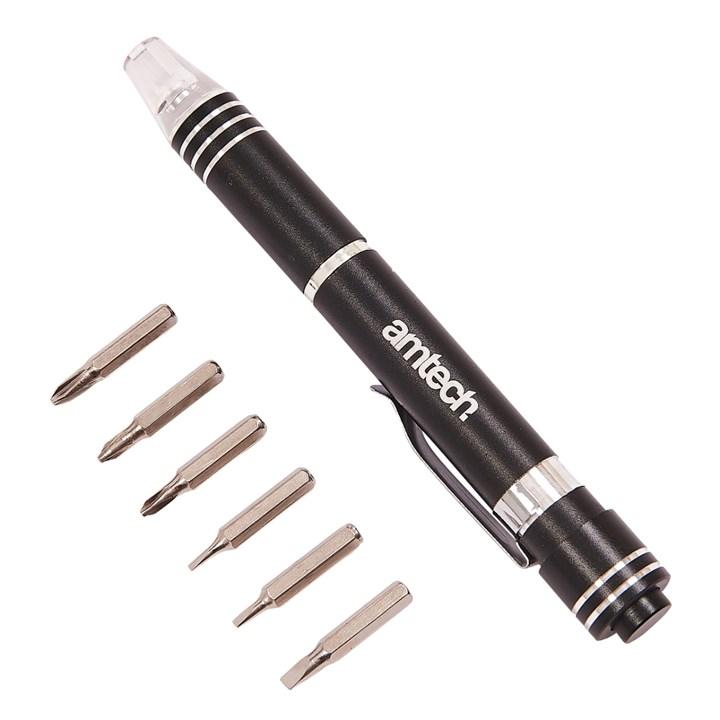 6-in-1 LED precision screwdriver set