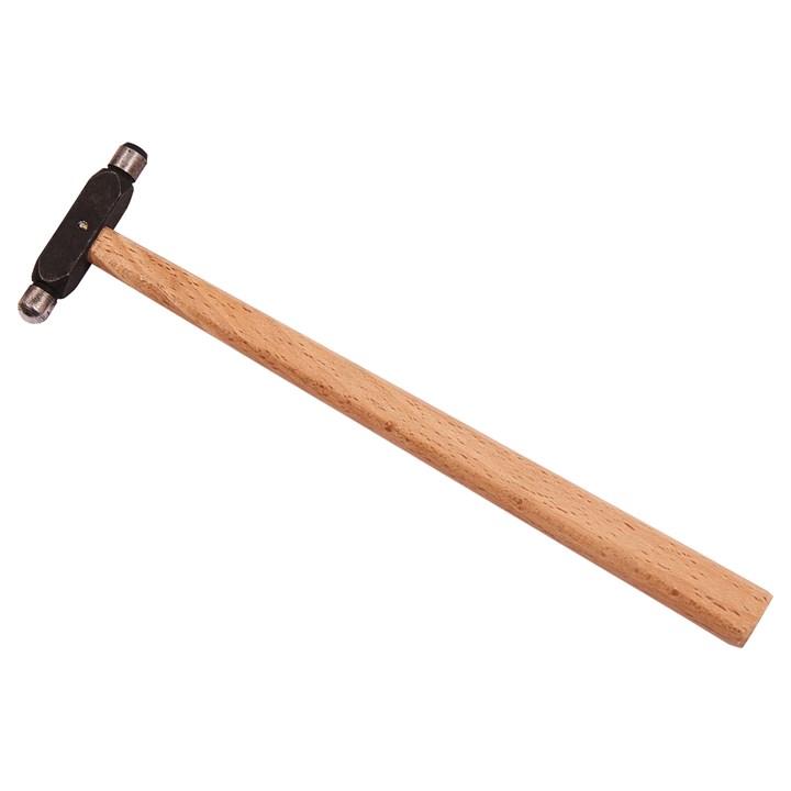 Mini ball pein hammer with wooden handle