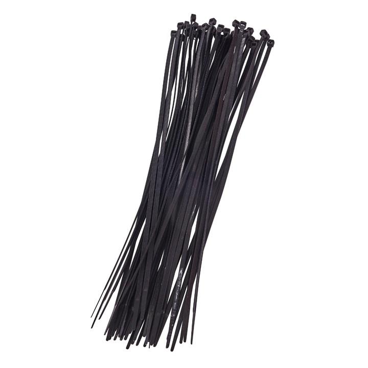 40pc (3.6 X 300mm) Cable Tie - Black