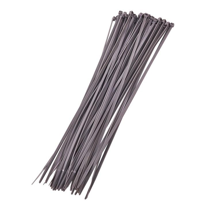 40pc (3.6 X 300mm) Cable Tie - Silver