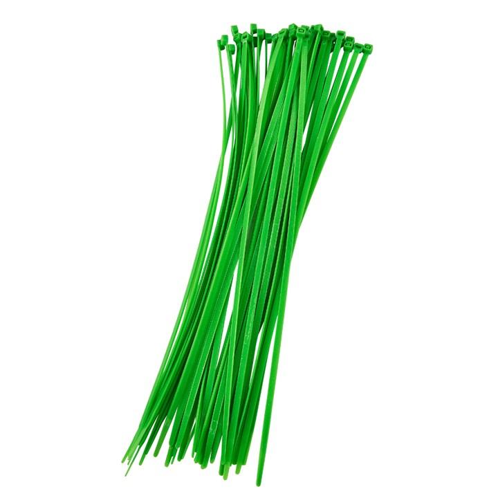 40pc (4.8 X 380mm) Cable Tie - Green