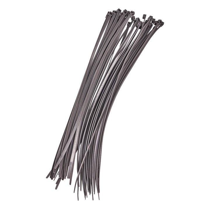 40pc (4.8 X 380mm) Cable Tie - Silver
