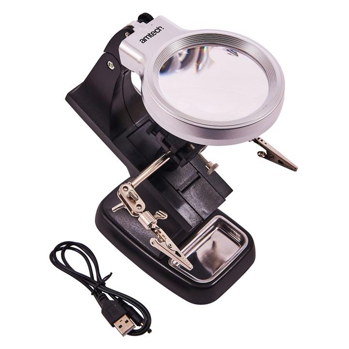Helping Hand Magnifier 10X LED Light