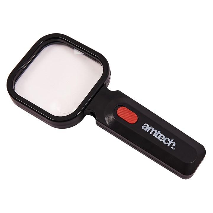Flexible Head Magnifier Glass With 4 Led