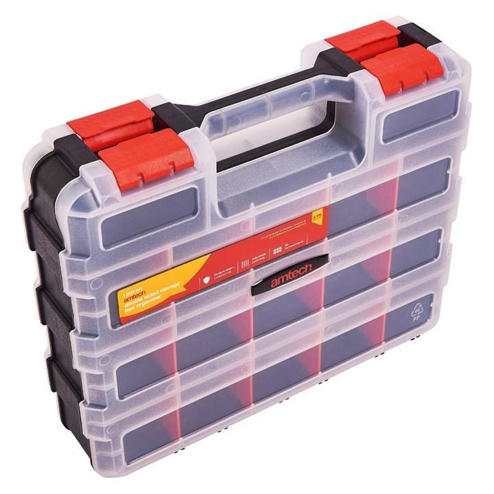34 Section double sided storage box