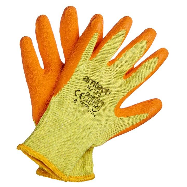 Medium (Size 8) Latex palm coated gloves