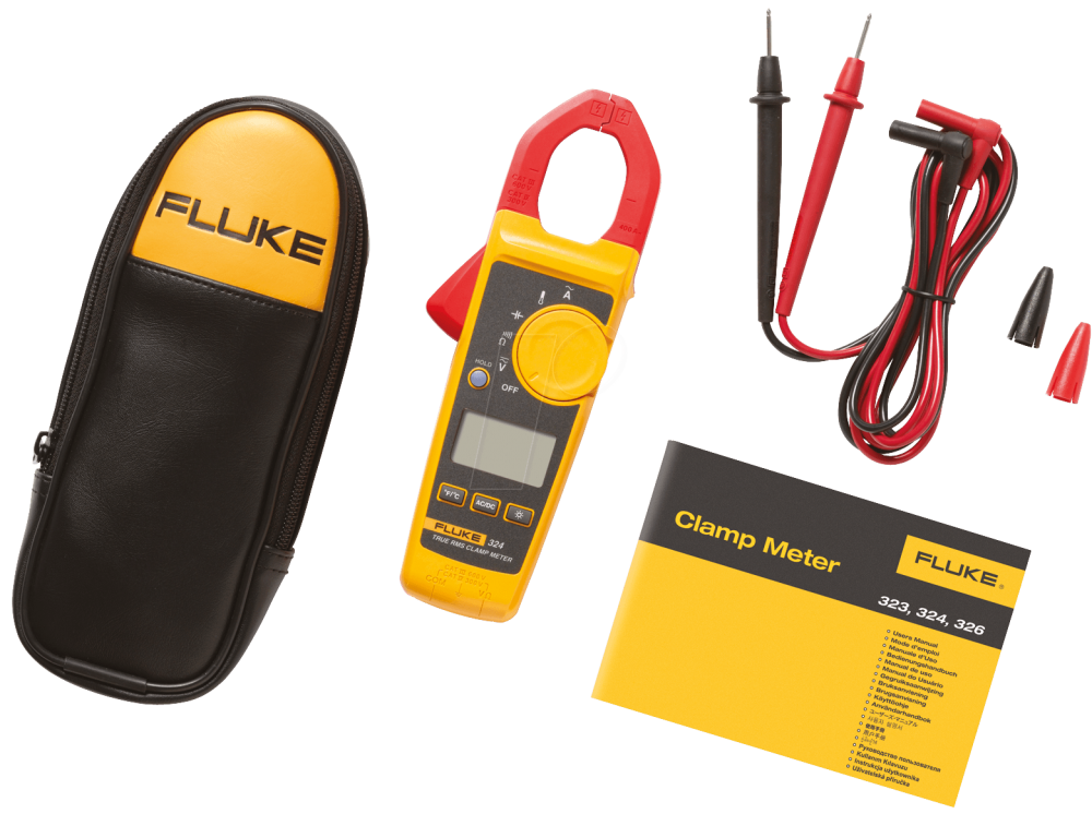 True-RMS Clamp Meter Temperature  Capacitance 40/400A AC