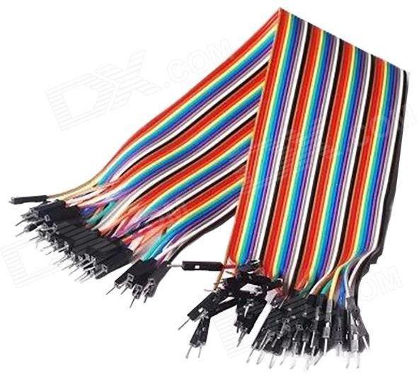 Jumper wire Cable 1P-1P Male to Male -length 20cm- arduino 40PCS