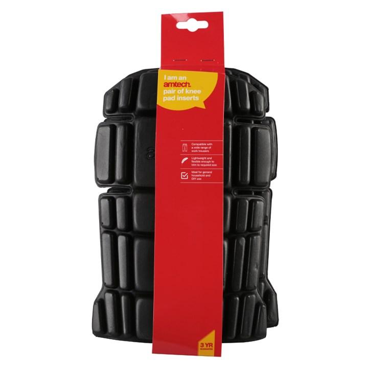 Work trouser knee pad inserts