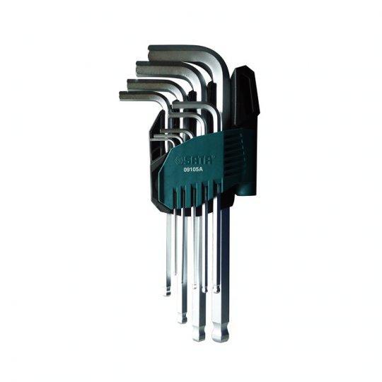 Hex Key Set9 Pcs Long Ball Point Sata