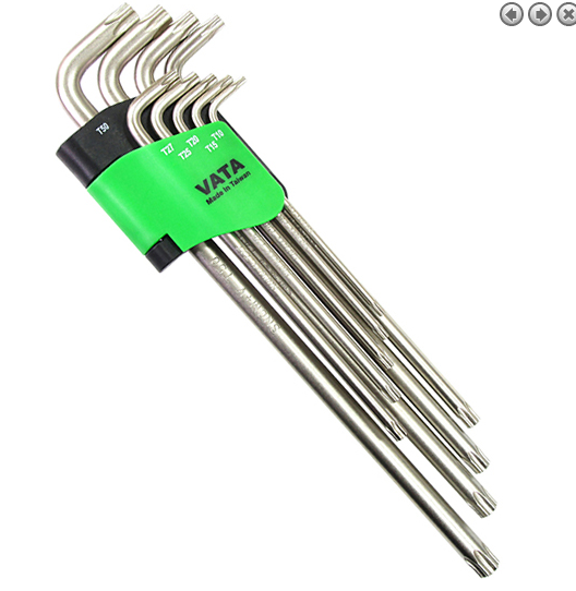 Hex Key 9Pcs Vata 1.5-10mm