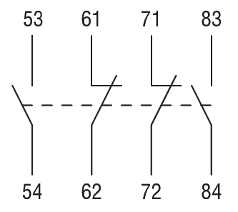 Auxiliary Contact With Front Centre Mounting