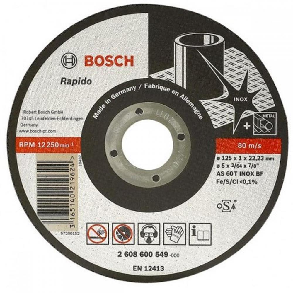 Bosch Inox Cutting Disc 115x22.23x1mm