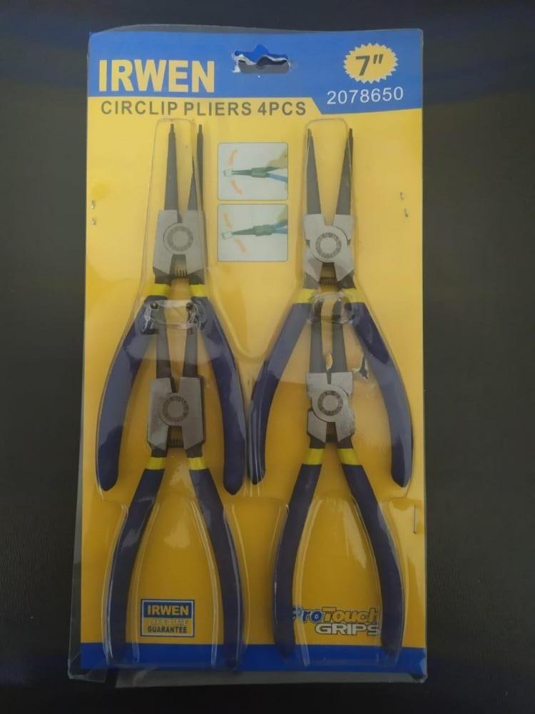 Circlip Pliers For Inside & Outside  7 "Set 4 Pcs