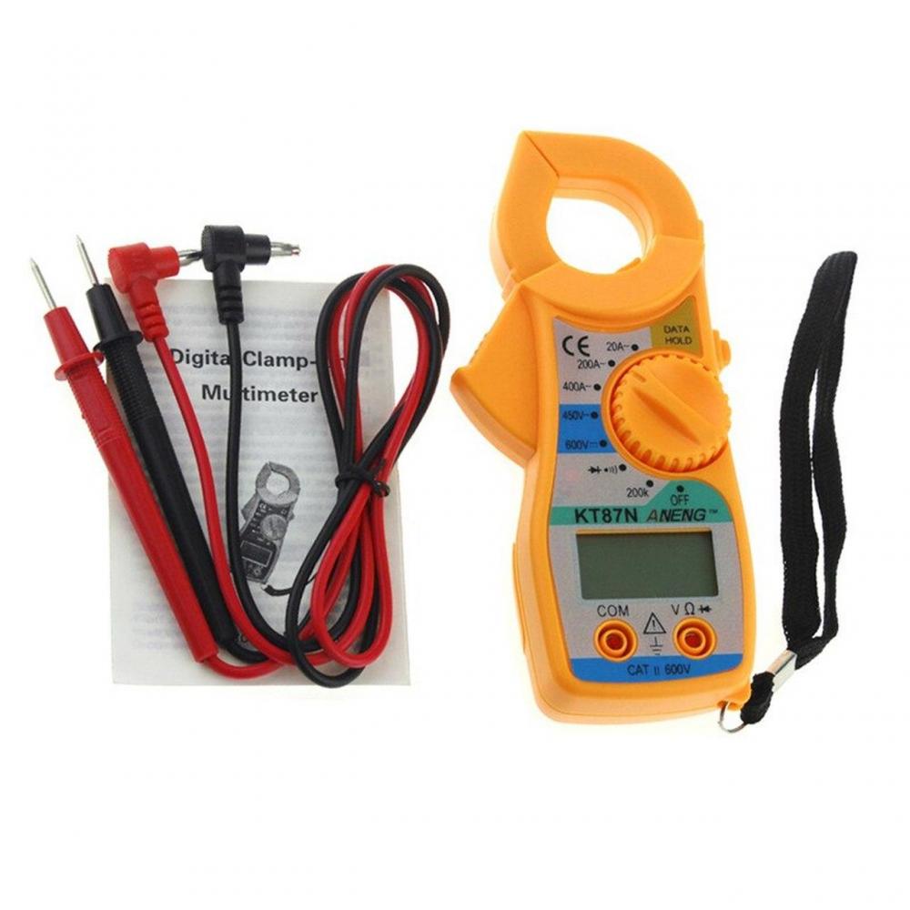 Digital LCD AC/DC handheld Volt Amp Ohm Test Clamp Meter