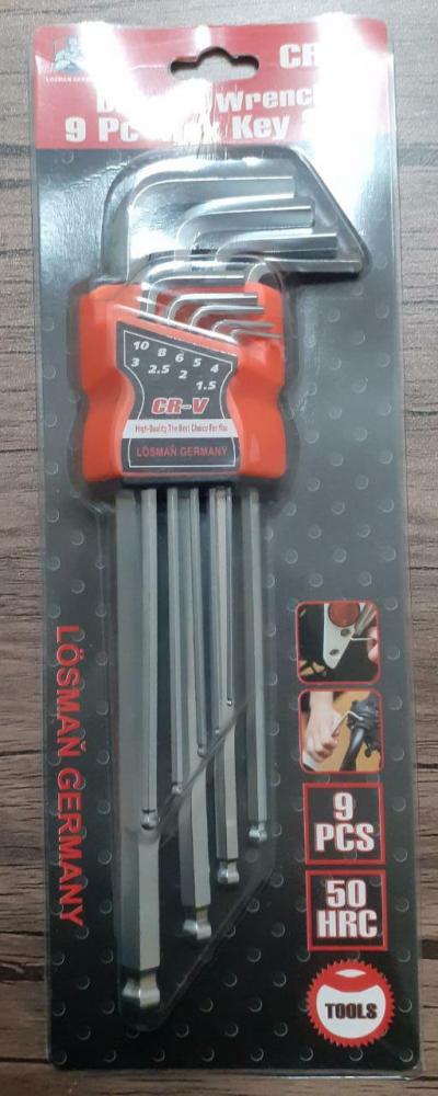 Extra Long Key Set 1.5 To 10mm Losman