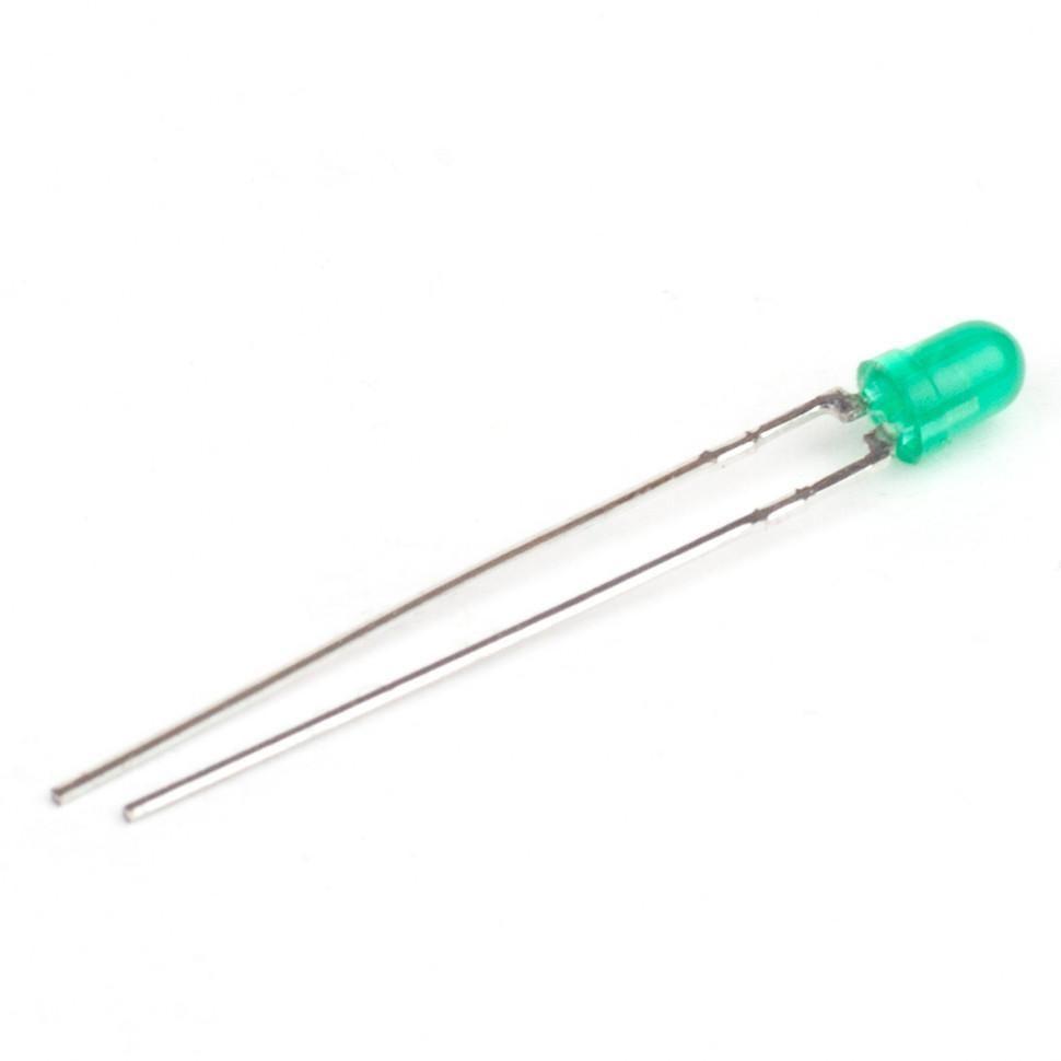 Green Led for Electronic circuits 3mm