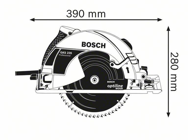 Hand-Held Circular Saw 2100w Bosch