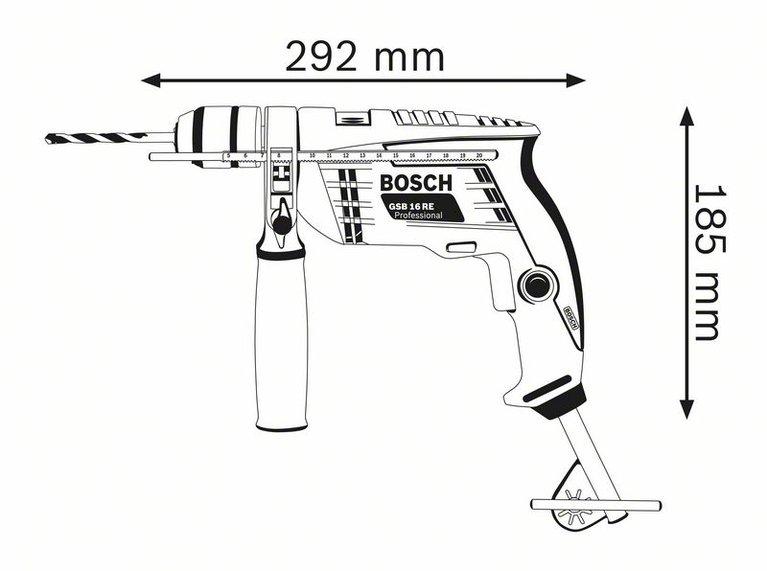 Bosch Impact Drill Set 13 mm 750 W +100 Pcs Accessories