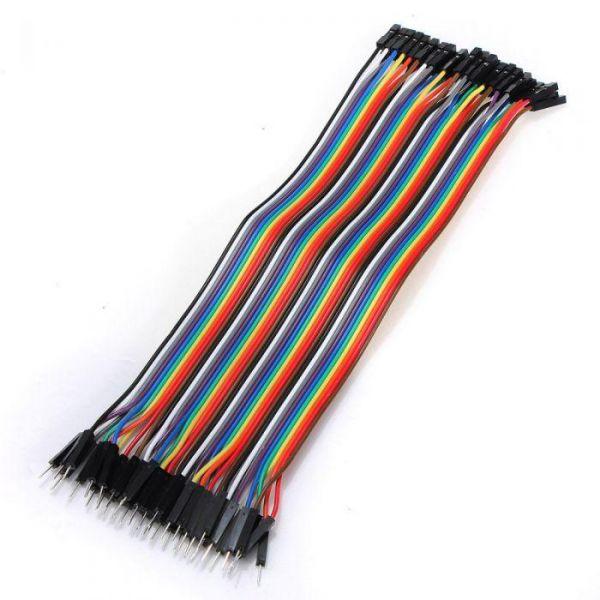 Jumper wire Cable-40pcs- 1P-1P Male to Female -length 20cm- arduino