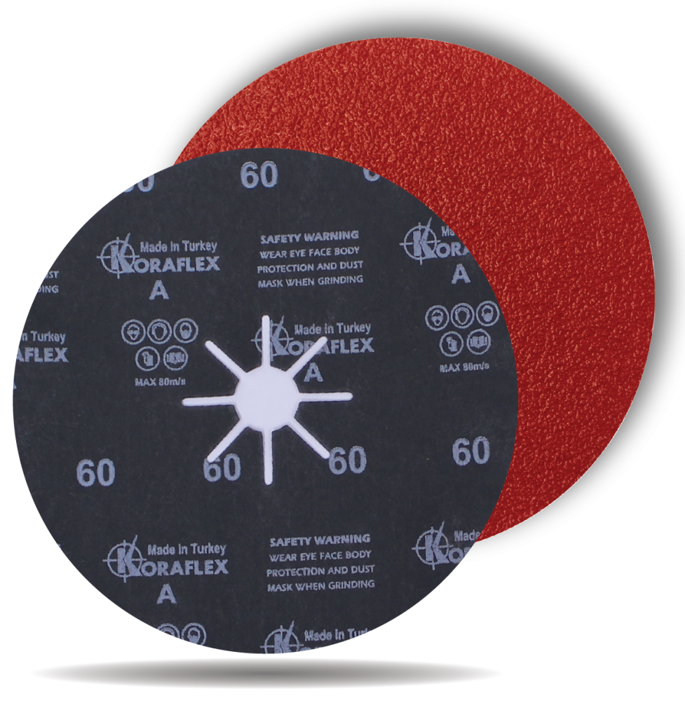 Fiber Discs Aluminium Oxide 7" Koraflex (25 Pcs)