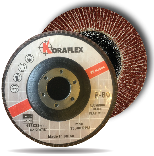Flap Disc Aluminium Oxid Koraflex  4.5 "