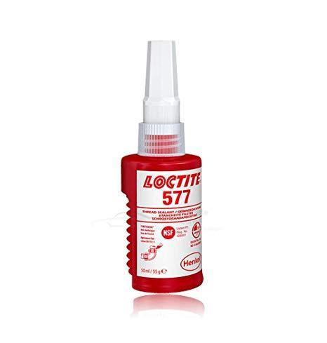 Loctite 577 - 50 ml Sealant, Liquid Thread, Bottle, Yellow