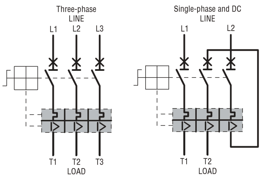 قاطع دائرة قاطع حماية المحرك 30....40 A 