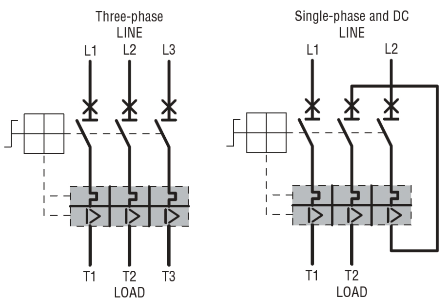 قاطع دائرة قاطع حماية المحرك 46....63 A 