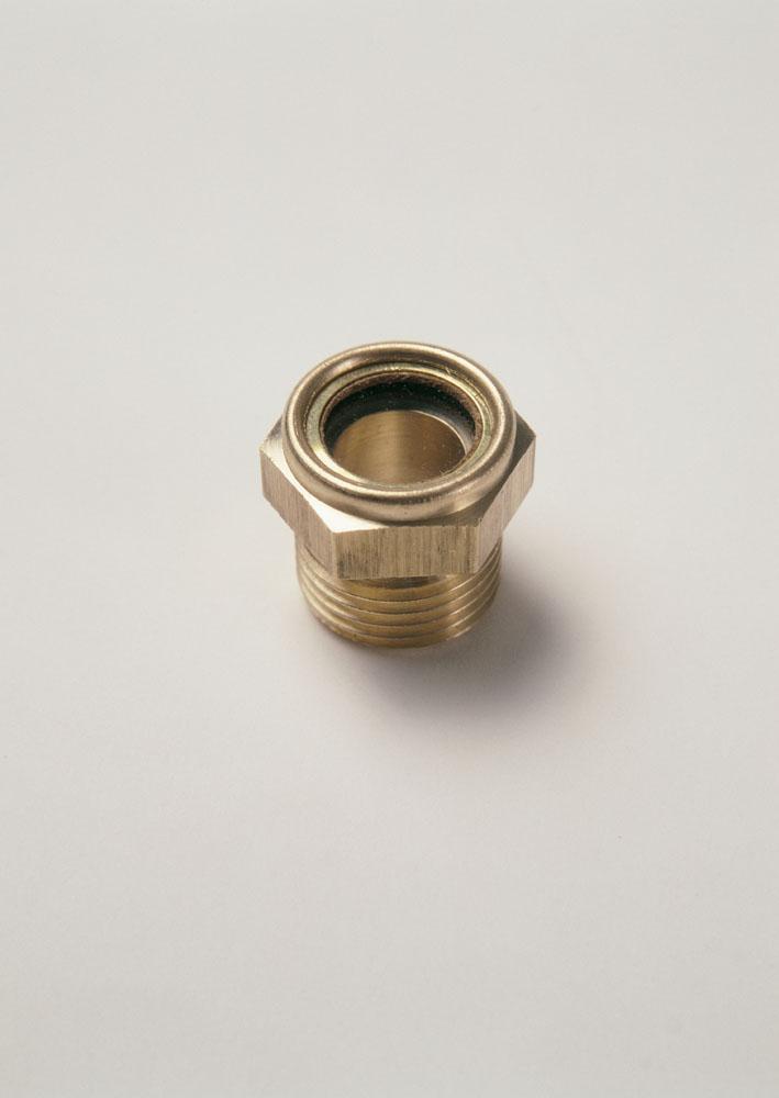 Adams Oil Level Brass Threaded with Reflector - BW 4040TG - 3/8 BSP