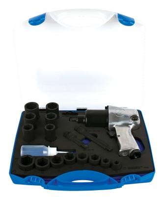 Pneumatic hammer and socket set 1/2"