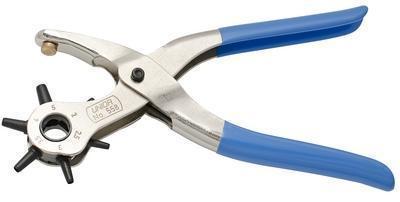 Revolving punch pliers with 6 punches