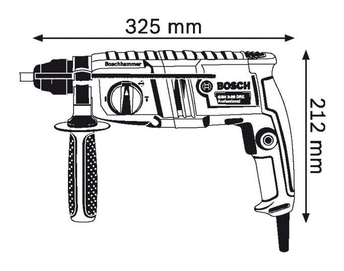 Bosch Rotary Hammer with SDS plus 600w 20mm Shop now JustPiece