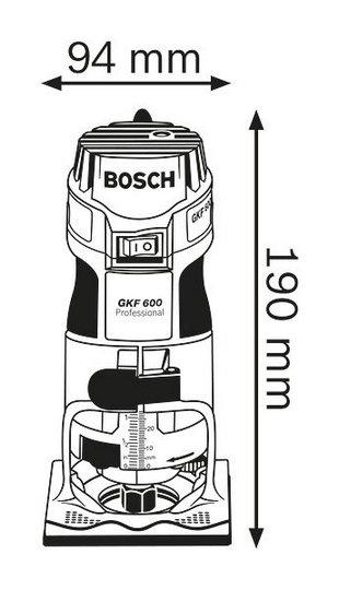 Bosch Palm Router 8 mm 600 W