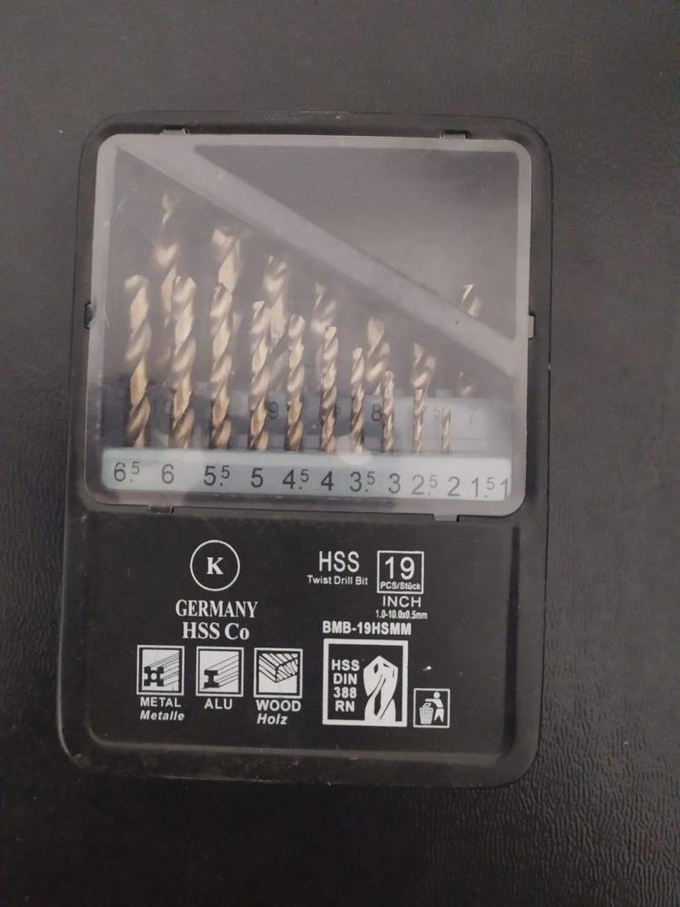 Drill Bits 19Pcs  Koch-Bohrer Hssco
