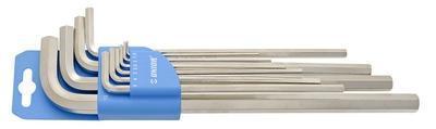Hex Key Unior 9Pcs 1.5:10 mm long