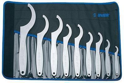 Hook Spanner Wrench 9pcs Set Unior