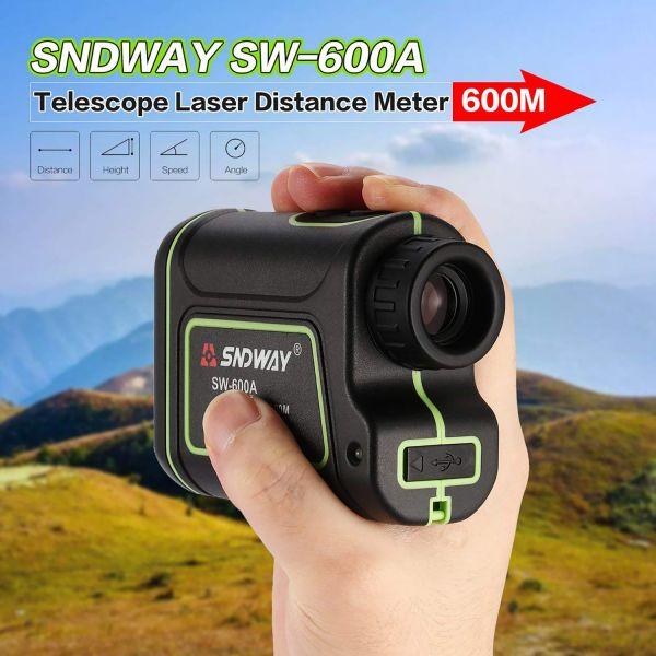 Sndway Rangefinder Telescope Golf Distance Meter 600M