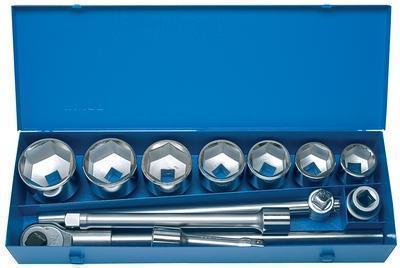 Socket set 1" 46:80mm 12 pcs