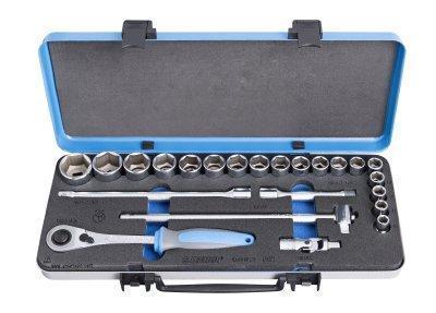 Socket set 1/2" 10:32mm 23 pcs