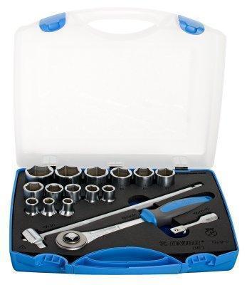 Socket set 1/2" 17 pcs